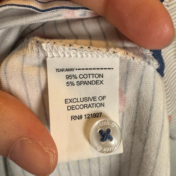 Johnnie-O Men’s M Linxter Golf Polo Shirt White Striped Stretch Performance EUC - Picture 8 of 10